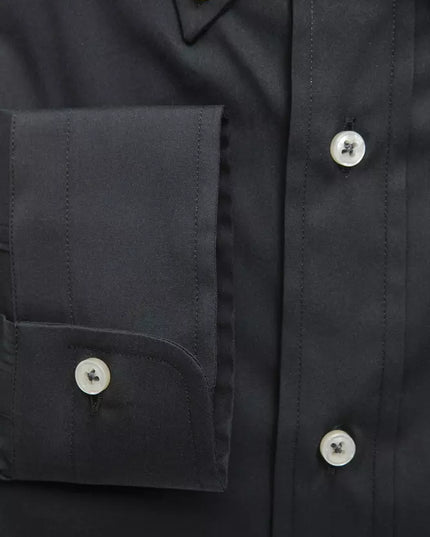 Robert Friedman Gray Cotton Men Shirt