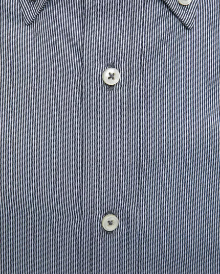 Robert Friedman Blue Cotton Men Shirt