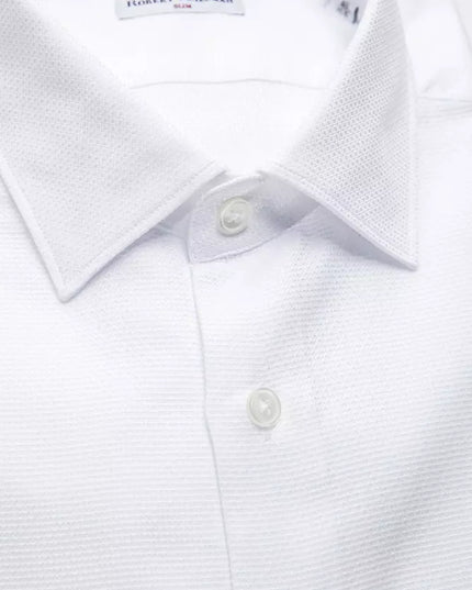 Robert Friedman White Cotton Men's Shirt