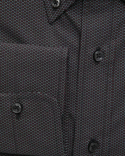 Robert Friedman Black Cotton Men Shirt