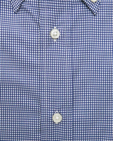 Robert Friedman Blue Cotton Men Shirt