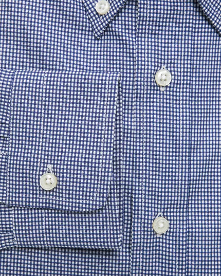 Robert Friedman Blue Cotton Men Shirt