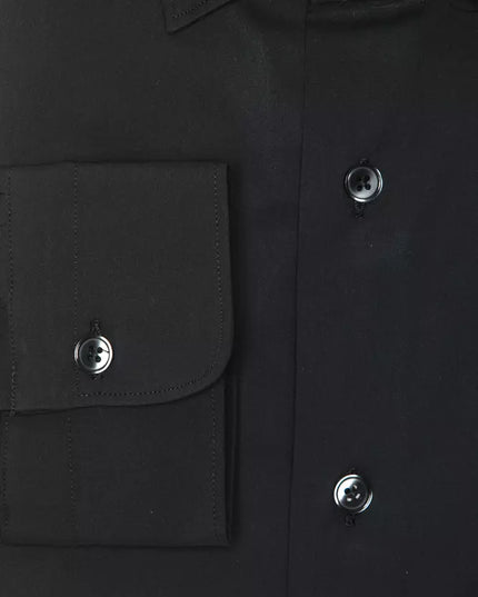 Robert Friedman Gray Cotton Men Shirt