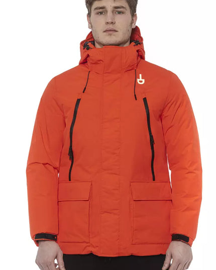 Tond Red Polyester Men's Jacket