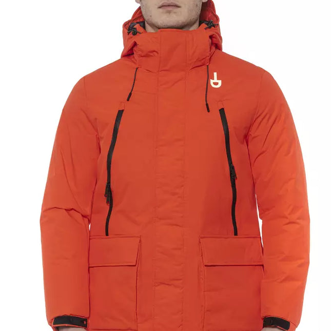Tond Red Polyester Men's Jacket