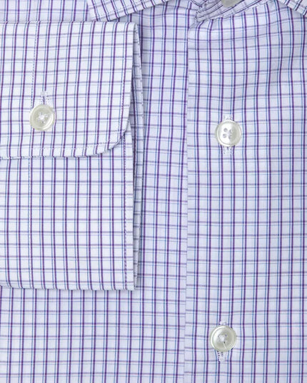 Robert Friedman Burgundy Cotton Men Shirt