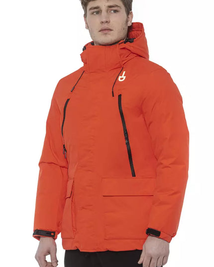 Tond Red Polyester Men's Jacket