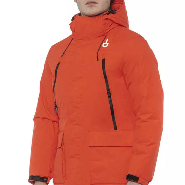 Tond Red Polyester Men's Jacket