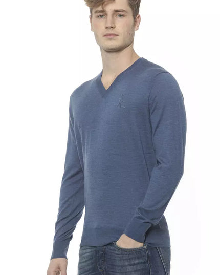 Billionaire Italian Couture Blue Cashmere Sweater