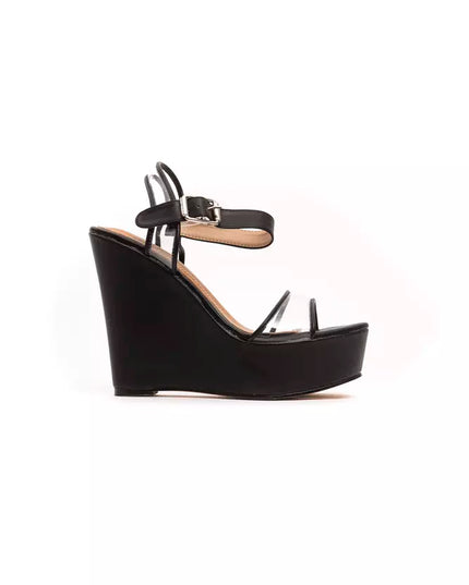 Péché Originel Black Polyethylene Women Sandal