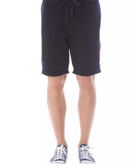 Verri Black Cotton Men's Short