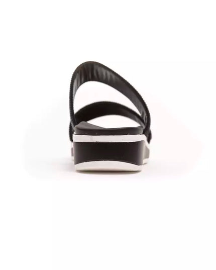 Péché Originel Chic Rhinestone Twin-Strap Low Sandals