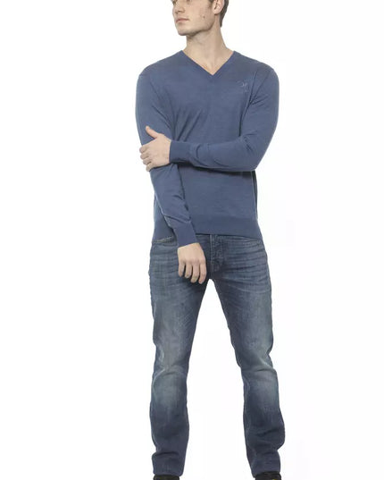 Billionaire Italian Couture Blue Cashmere Sweater