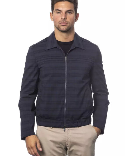 Verri Blue Wool Light Jacket
