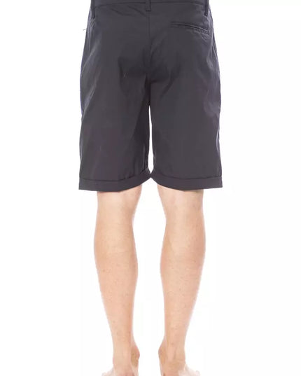 Verri Black Cotton Men's Short