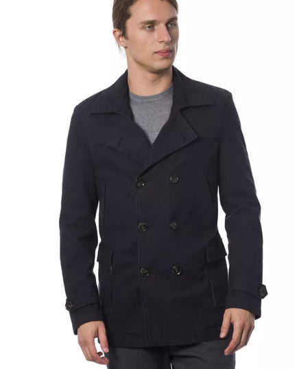 Verri Blue Cotton Men's Blazer