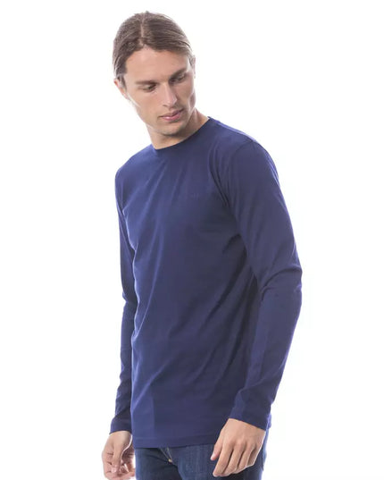Verri Blue Cotton Men T-Shirt