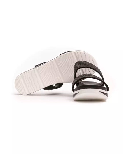 Péché Originel Black Textile Women Sandal