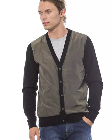 Verri Multicolor Wool Men Cardigan