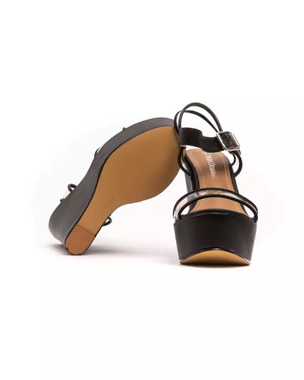 Péché Originel Black Polyethylene Women Sandal