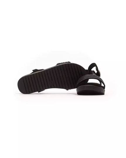 Péché Originel Black Textile Women Sandal