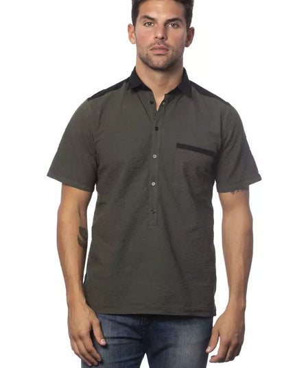 Verri Army Cotton Men Shirt