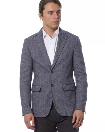 Verri Blue Polyester Blazer