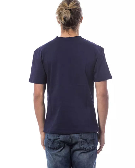 Verri Blue Cotton Men T-Shirt