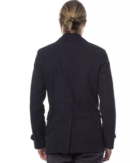 Verri Blue Cotton Blazer