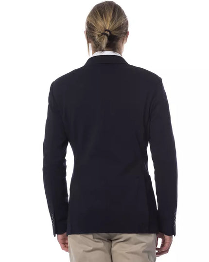 Verri Blue Viscose Men Blazer