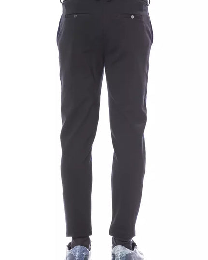Verri Blue Viscose Men Pant