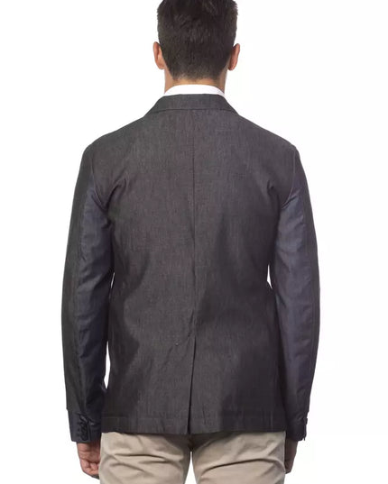 Verri Gray Cotton Men's Blazer