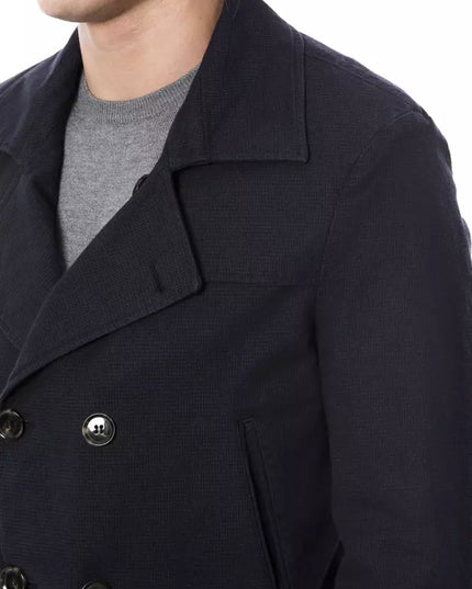 Verri Blue Cotton Blazer