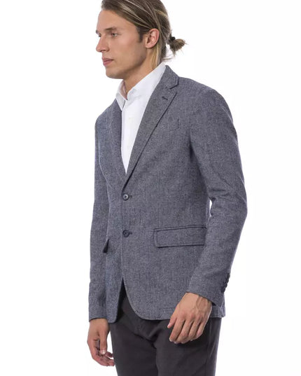 Verri Blue Polyester Blazer