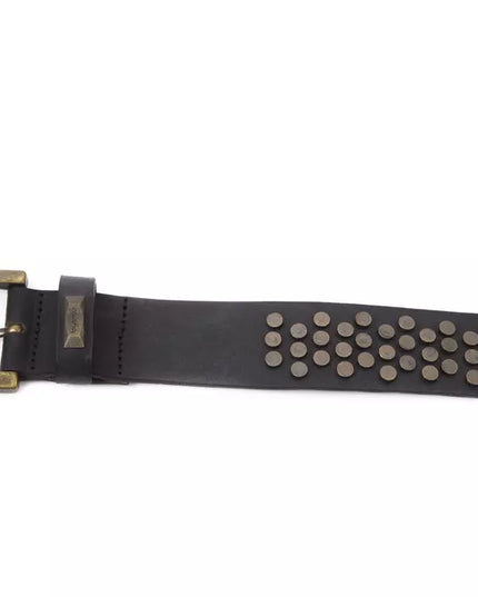 BYBLOS "Black Cowhide Women Belt"