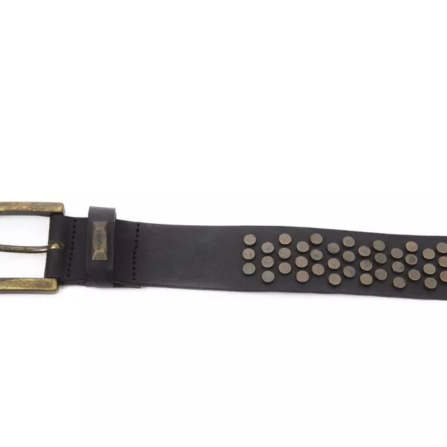 BYBLOS "Black Cowhide Women Belt"
