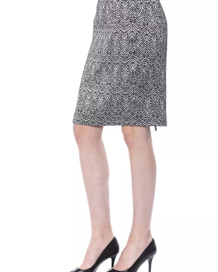 BYBLOS Black Viscose Women Skirt