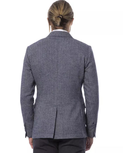 Verri Blue Polyester Blazer
