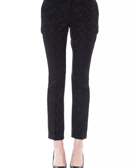 BYBLOS Black Marabou Women's Pants
