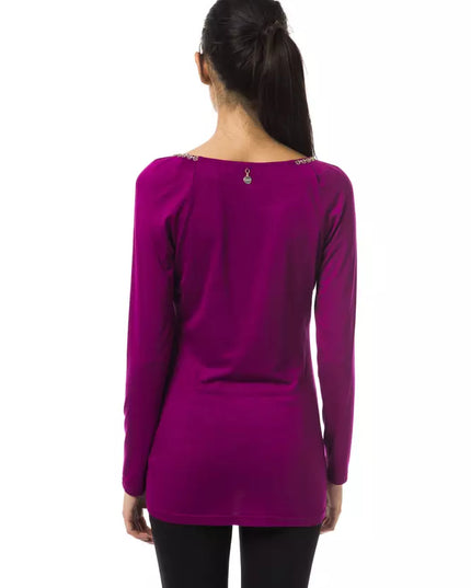 BYBLOS Purple Viscose Women Top