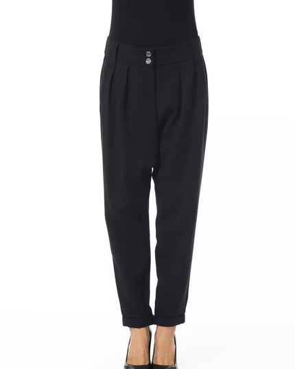 BYBLOS Black Polyester Women Pants