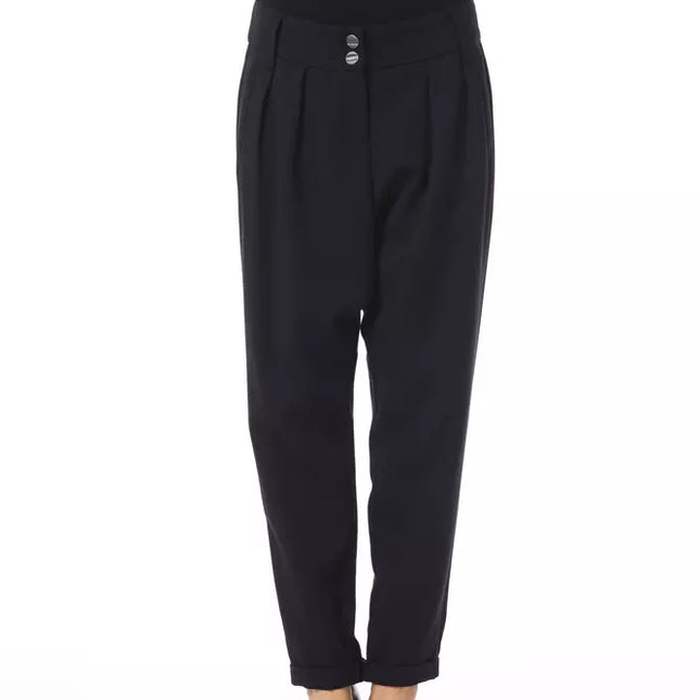 BYBLOS Black Polyester Women Pants