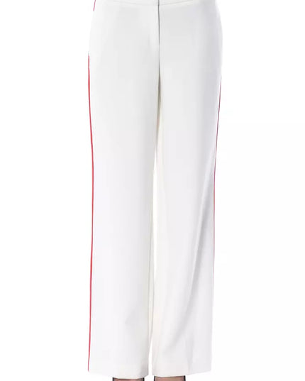 BYBLOS White Polyester Women Pant
