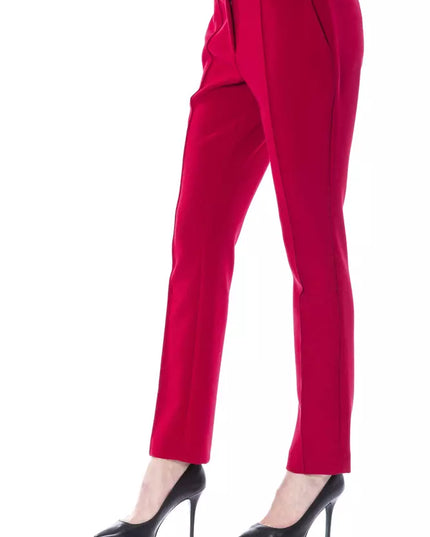 BYBLOS Fuchsia Polyester Women Pant