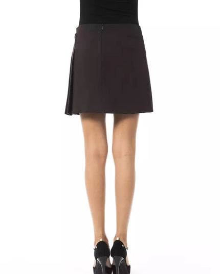 BYBLOS Brown Polyester Women Skirt