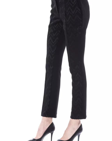 BYBLOS Black Marabou Women's Pants