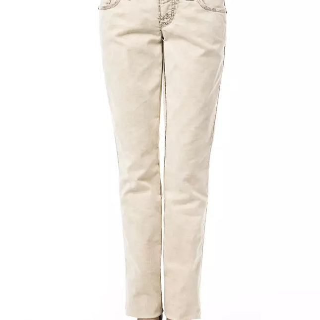 BYBLOS Beige Cotton Women Jean