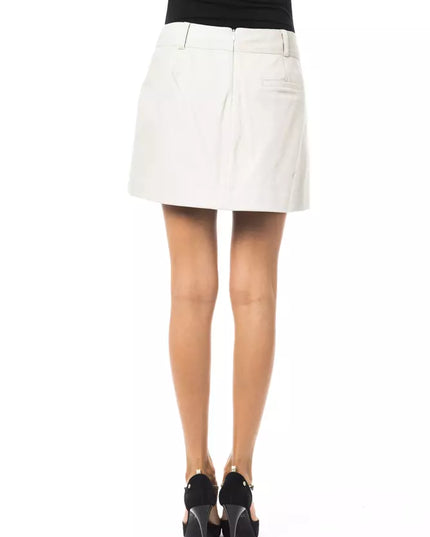 BYBLOS Gray Cotton Women Skirt