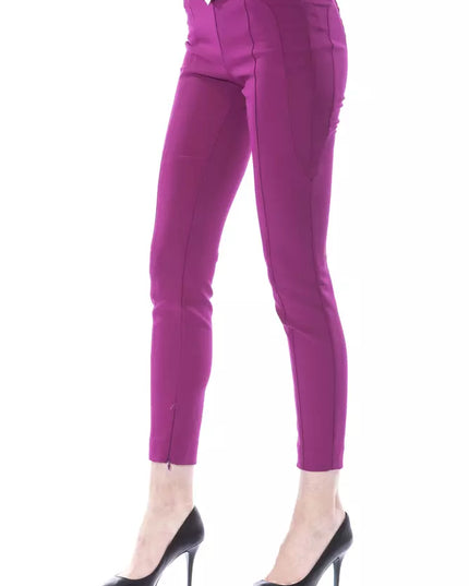 BYBLOS Purple Polyester Women Pants