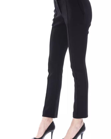 BYBLOS Black Polyester Women Pants